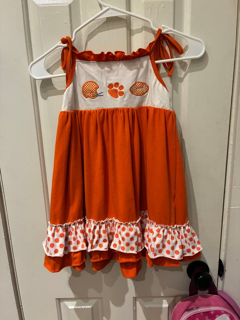 CLEMSON TIGERS GAME DAY DRESS SIZE 6T/7T